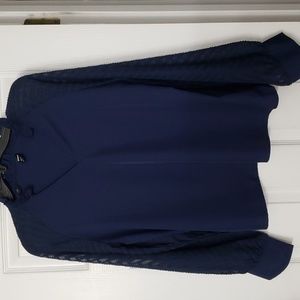 Shein lg top navy blue 💙